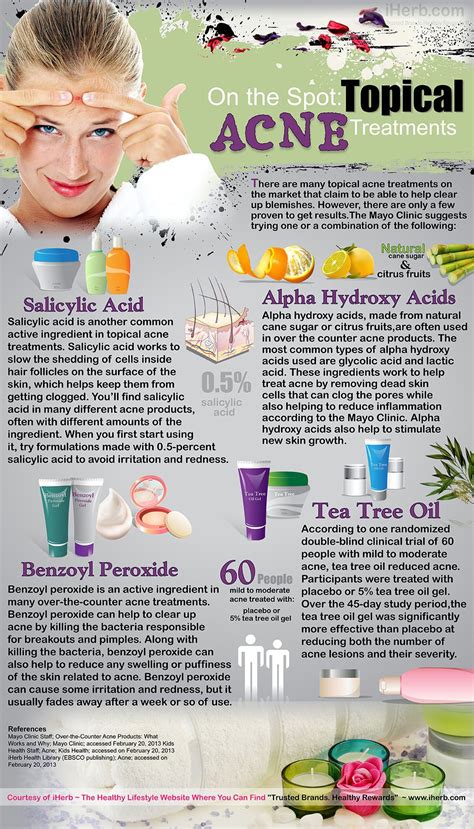 On the Spot: Topical Acne Treatments (Infographic) Acne Skin, Skin Care ...