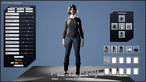 Female Version - Character Customization 01 in Characters - UE Marketplace