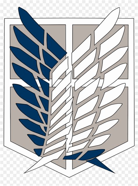 Logo Attack On Titan Png - Attack On Titan Scout Logo, Transparent Png ...