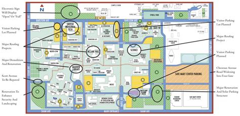 Fresno State Campus Map - Printable Map