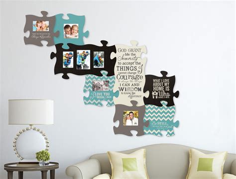 puzzle piece picture frames - Home Design & Decor Martha Stewart