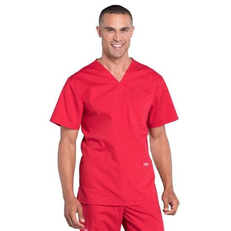 Cherokee Workwear Professionals Men's V-Neck Scrub Top | Work 'N Gear