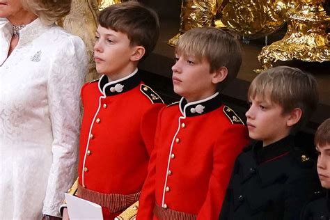 Queen Camilla's Children and Grandchildren Arrive at Coronation