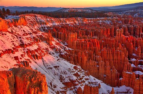 Bryce Canyon Winter Sunrise Photograph by Steve Luther