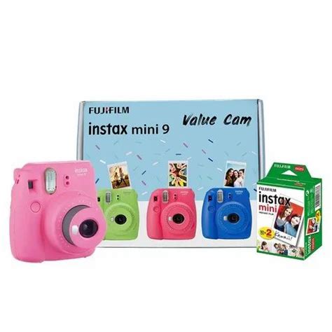 Fujifilm Instax Mini 9 Value Cam Camera with 20 Film Shot Free ...