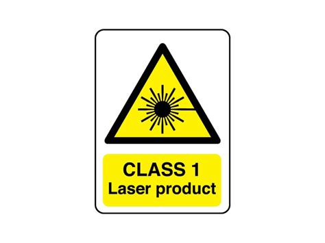 Class 1 laser product sign - Hazard Signs - Safe Industrial