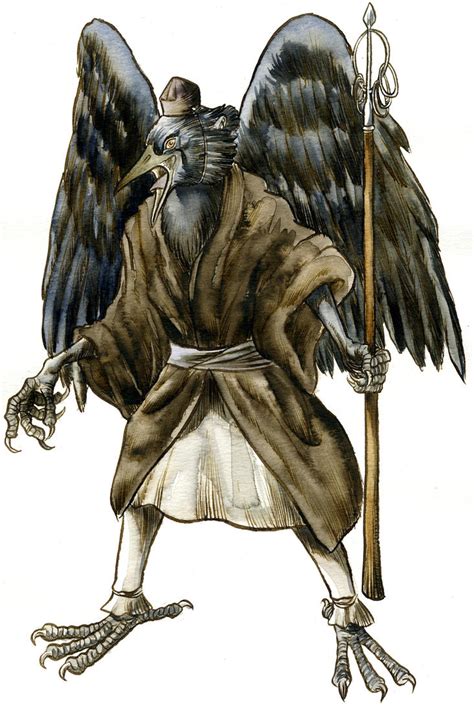 Yokai Monsters: Tengu by Loneanimator on DeviantArt