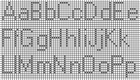 Block Alphabet Counted Cross Stitch Chart