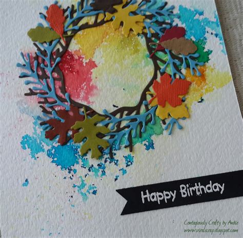 Contagiously Crafty: A Fall Birthday Card