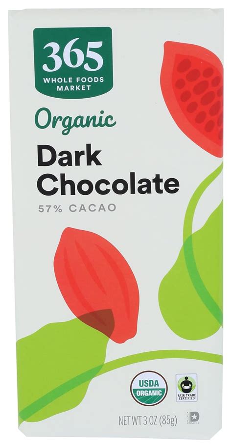 Buy 365 by Whole Foods Market, Chocolate Bar Dark Organic, 3 Ounce ...