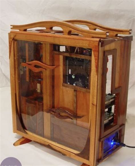 Pin by Kent Dennison on PC Computing | Wood computer case, Computer case, Custom computer