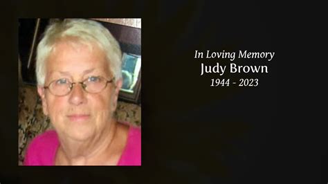 Judy Brown - Tribute Video