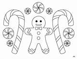 Candy Cane Coloring Page Free Printable  Pages sketch template
