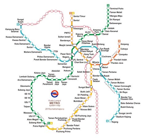 Awesome Kuala Lumpur Subway Map Transit Map Train Map Subway Map ...