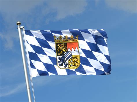 Bavaria with crest - 3x5 ft Flag - MaxFlags - Royal-Flags