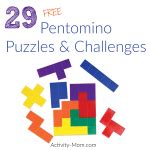 Printable Pentominoes Puzzles (free) - The Activity Mom