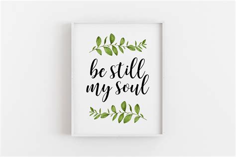 Be Still My Soul Printable // Instant Download // Printing | Etsy