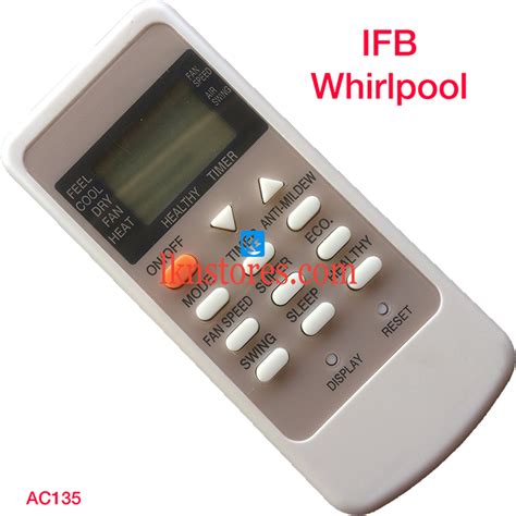 IFB WHIRLPOOL AC AIR CONDITION REMOTE COMPATIBLE AC135 | LKNSTORES