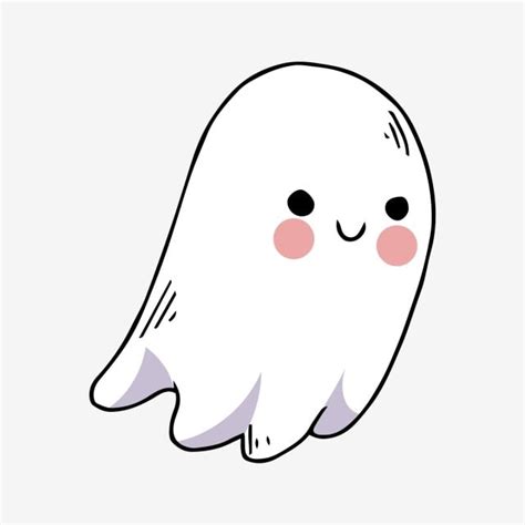 Cute Halloween Ghost Clipart Transparent Background, Cute Ghost Ghostly ...