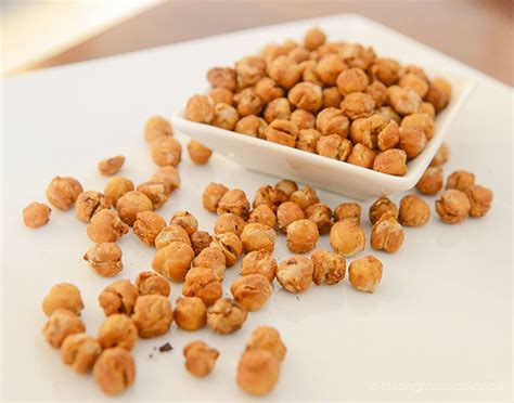 Crispy Dry-Roasted Chickpeas Snack (No Oil) - Clean Green Simple