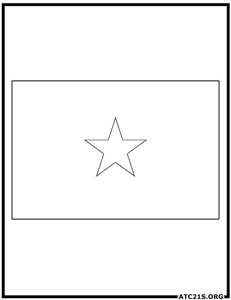 Somalia Flag Coloring Page | ATC21S