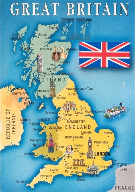 Map Great Britain European Maps Europe | England map, United kingdom map, England