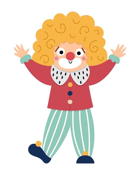 Premium Vector | Vector clown icon Circus artist clipart Amusement ...