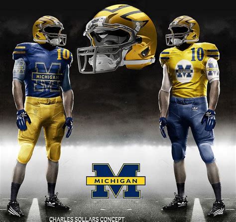 University of Michigan concept uniforms - Yes | Michigan football ...