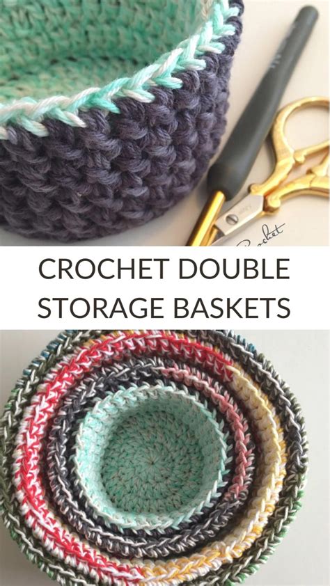 Rope basket crochet free pattern – Artofit