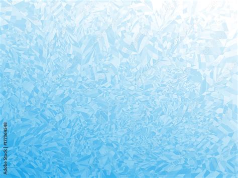 Winter blue frost background with copy space Stock Vector | Adobe Stock