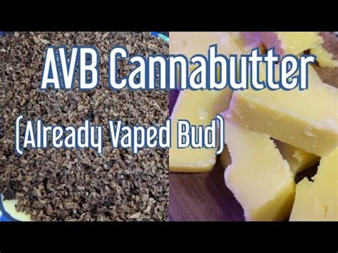 How to Make Cannabutter With Vaped Bud (AVB Cannabutter Method) - Slow Cooker Cannabutter - YouTube