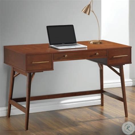 Mugga Walnut Writing Desk from Coaster (800744) | Coleman Furniture