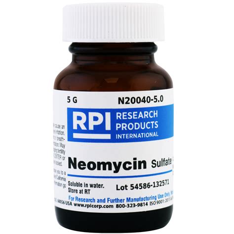 N20040-5.0 - Neomycin Sulfate, 5 Grams