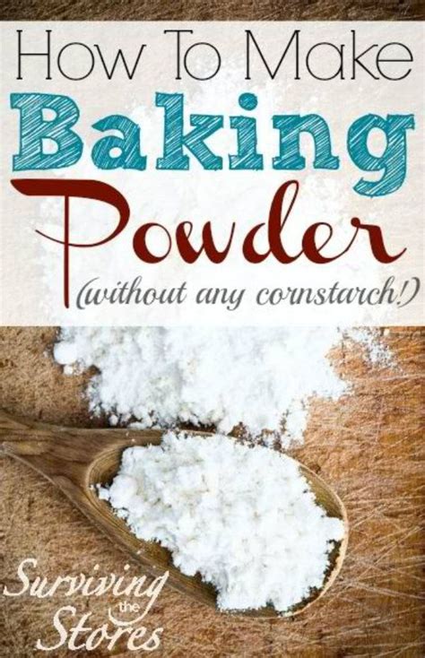 Homemade Baking Powder (without any cornstarch!!) | Homemade baking ...