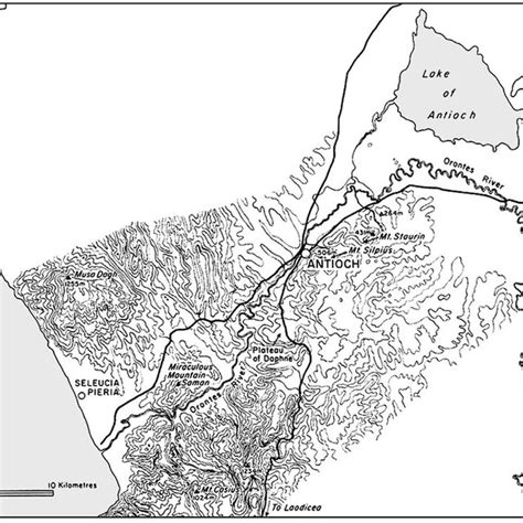 Location map of Antioch on the Orontes (after Downey 1961: fig. 3). | Download Scientific Diagram