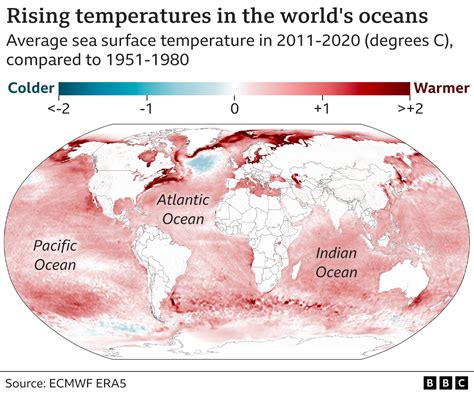 Global Warming Maps Sea Of