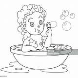 Shower Coloring Pages sketch template
