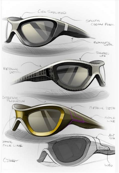 Pin by Dave Harris on ID Concept Sketches | Sunglasses design sketch ...