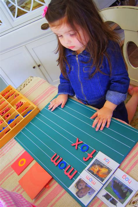 Montessori Pink Series Reading Work | Montessori lessons, Montessori ...