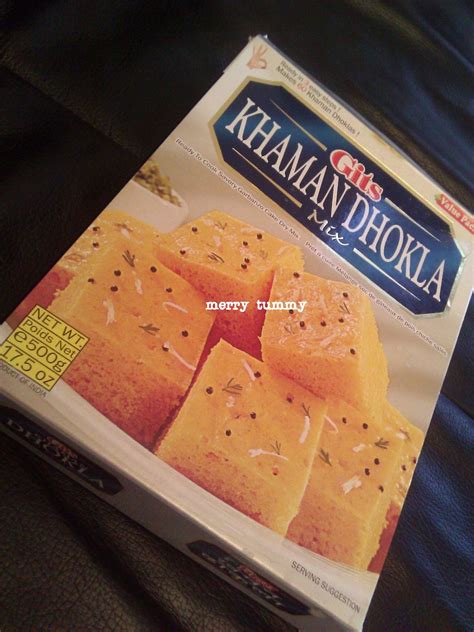 Merry Tummy: Gits Khaman Dhokla Instant Mix Review