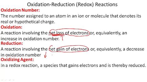 Redox Oxidationreduction Reaction Definition Examples