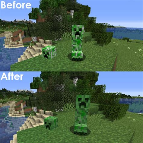 Less noisy creeper texture : r/Minecraft