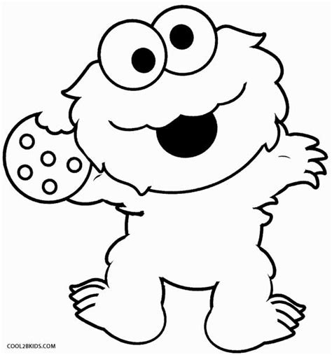 Printable Cookie Monster Coloring Pages For Kids | Cool2bKids