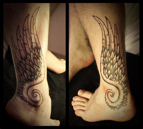 Hermes Wings finished by Meatshop-Tattoo on DeviantArt