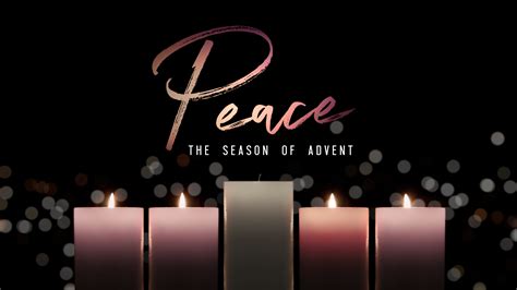 Advent Candlelight Peace | Motion Video Background