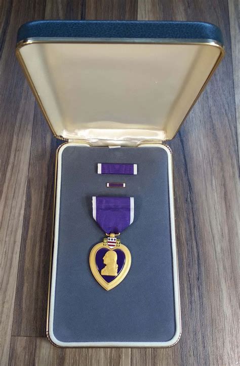 SOLD - VIETNAM ERA U.S. PURPLE HEART MEDAL CASED, Item #4931