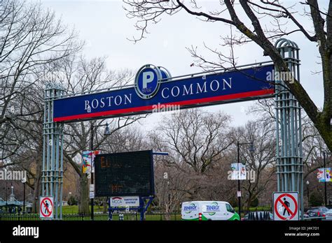 Boston Common Parking Lot - BOSTON , MASSACHUSETTS Stock Photo - Alamy