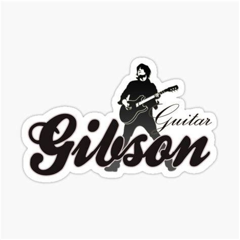 "Gibson Sticker" Sticker for Sale by rukoroupikq | Redbubble