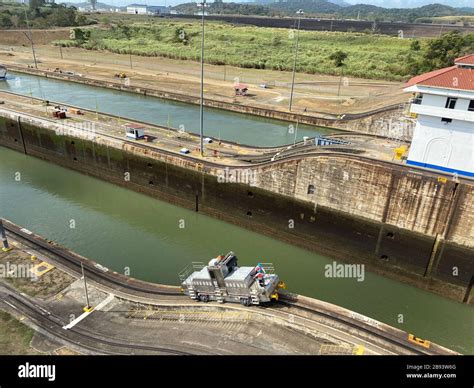 panama City and the canal Stock Photo - Alamy