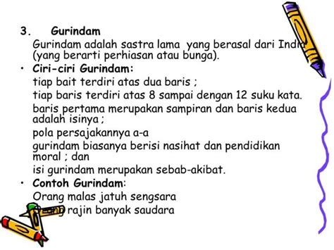 Ciri Ciri Gurindam Adalah Gurindam Pengertian Tujuan Ciri Ciri - Riset